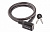 Противоугонка ключ L 800мм, ф 12мм, St. 84104, черная, 540073